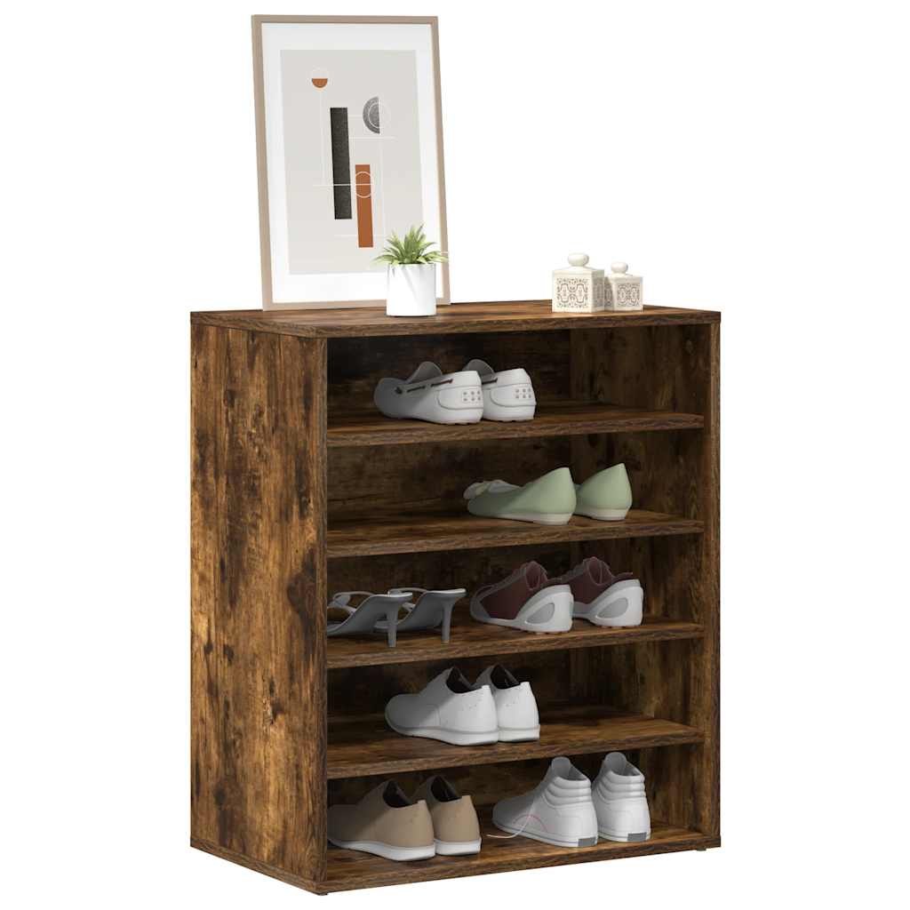 Meuble à chaussures Sonoma gris 60x35x70 cm Bois d'ingénierie - XIOS