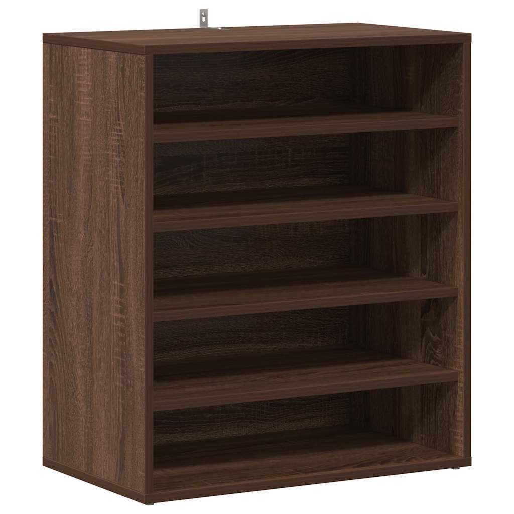 Meuble à chaussures Chêne marron 60x35x70 cm Bois d'ingénierie - XIOS