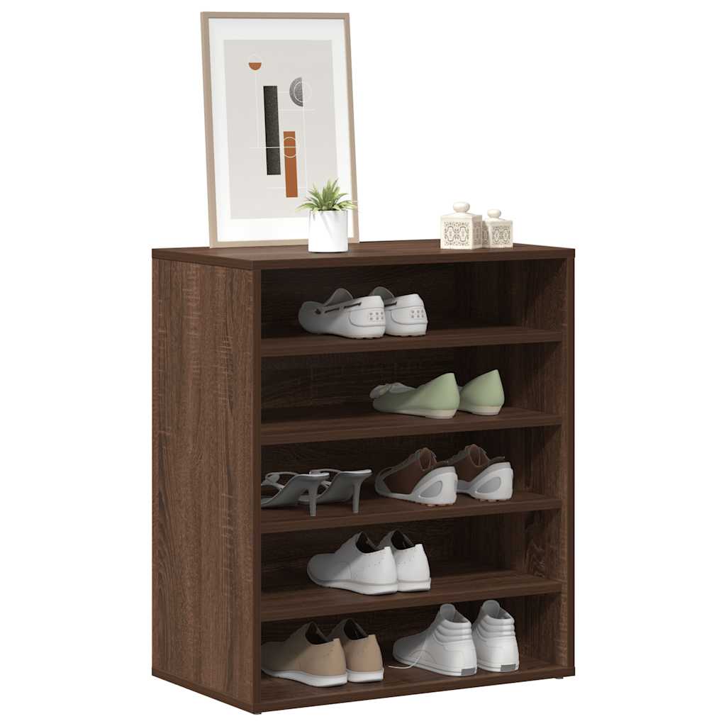 Meuble à chaussures Chêne marron 60x35x70 cm Bois d'ingénierie - XIOS