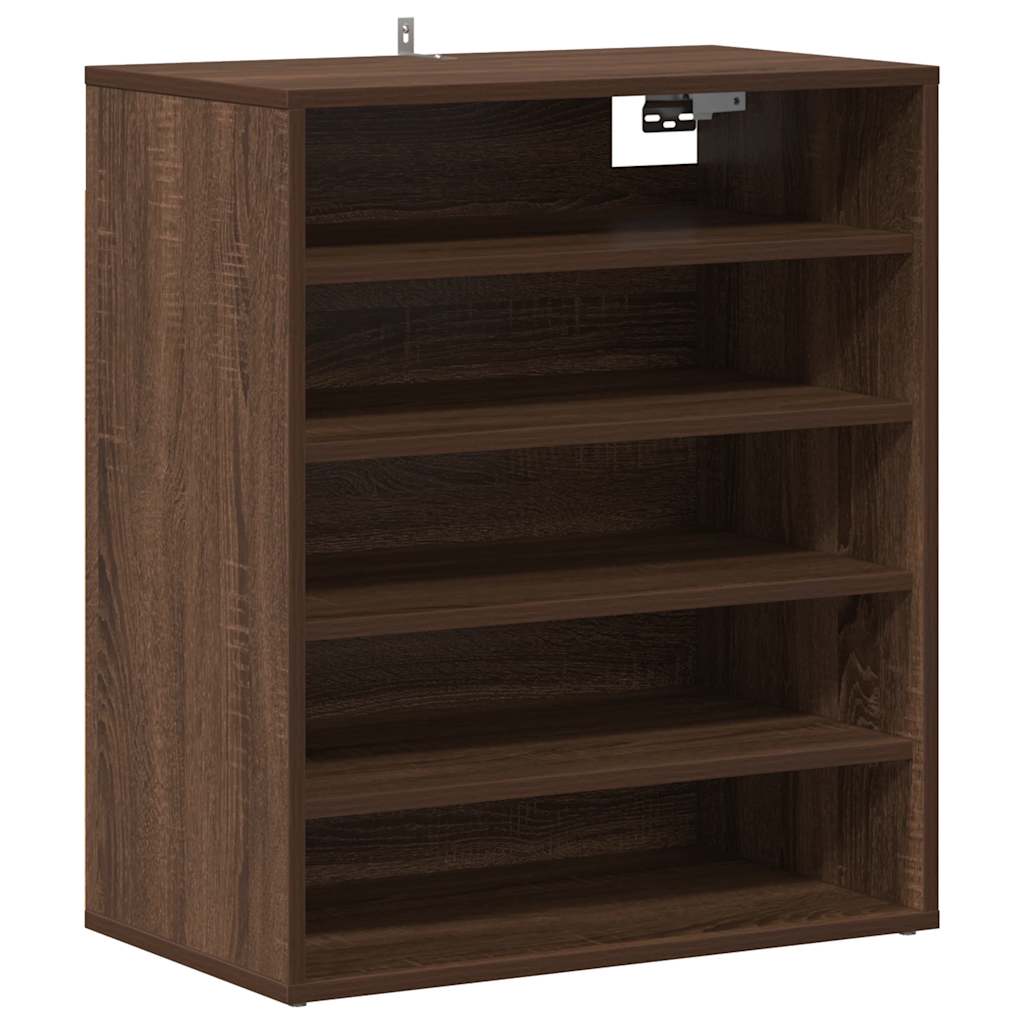 Meuble à chaussures Chêne marron 60x35x70 cm Bois d'ingénierie - XIOS