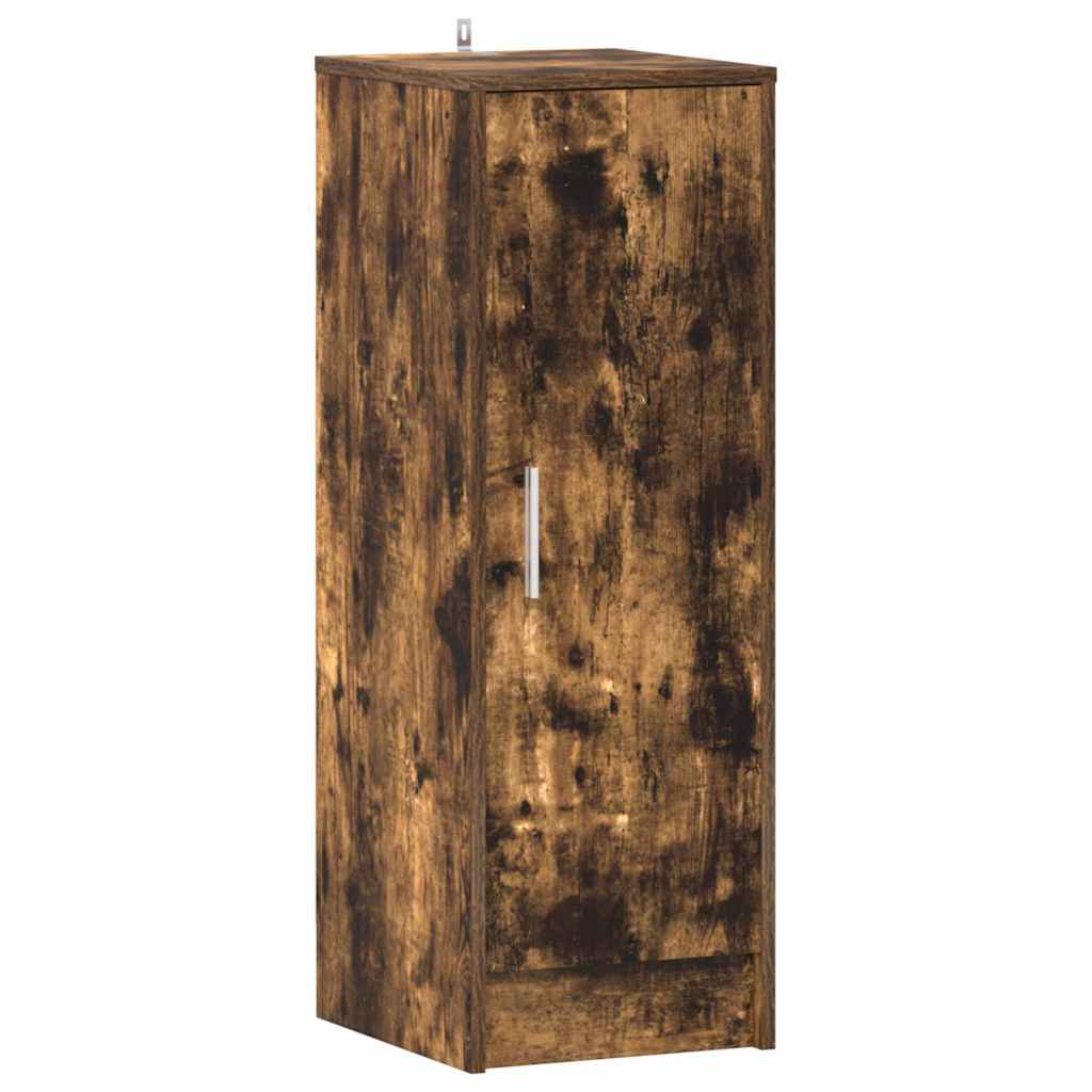 Meuble à chaussures Chêne fumé 32x35x92 cm Bois d'ingénierie - XIOS