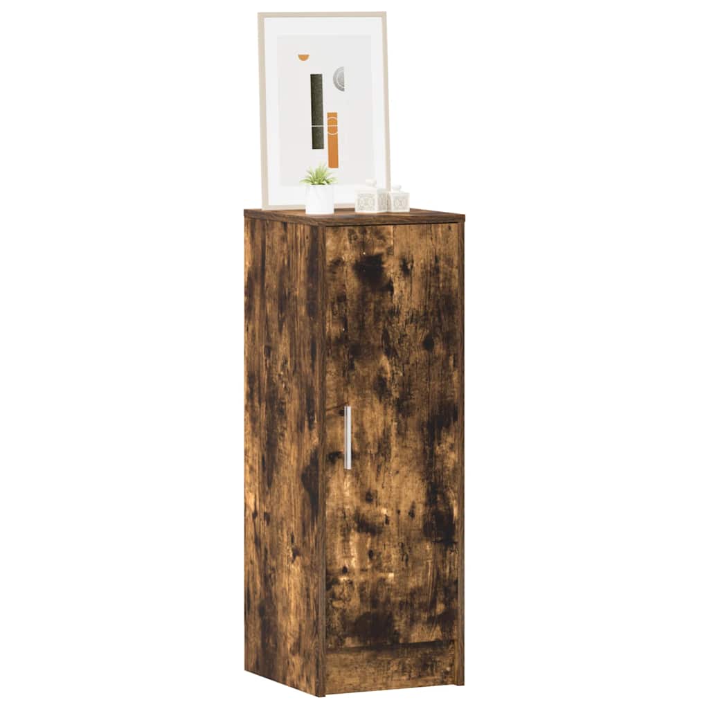 Meuble à chaussures Chêne fumé 32x35x92 cm Bois d'ingénierie - XIOS