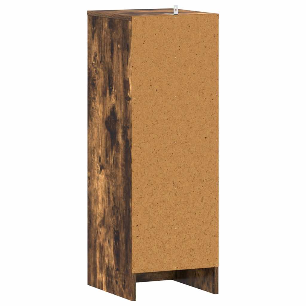 Meuble à chaussures Chêne fumé 32x35x92 cm Bois d'ingénierie - XIOS