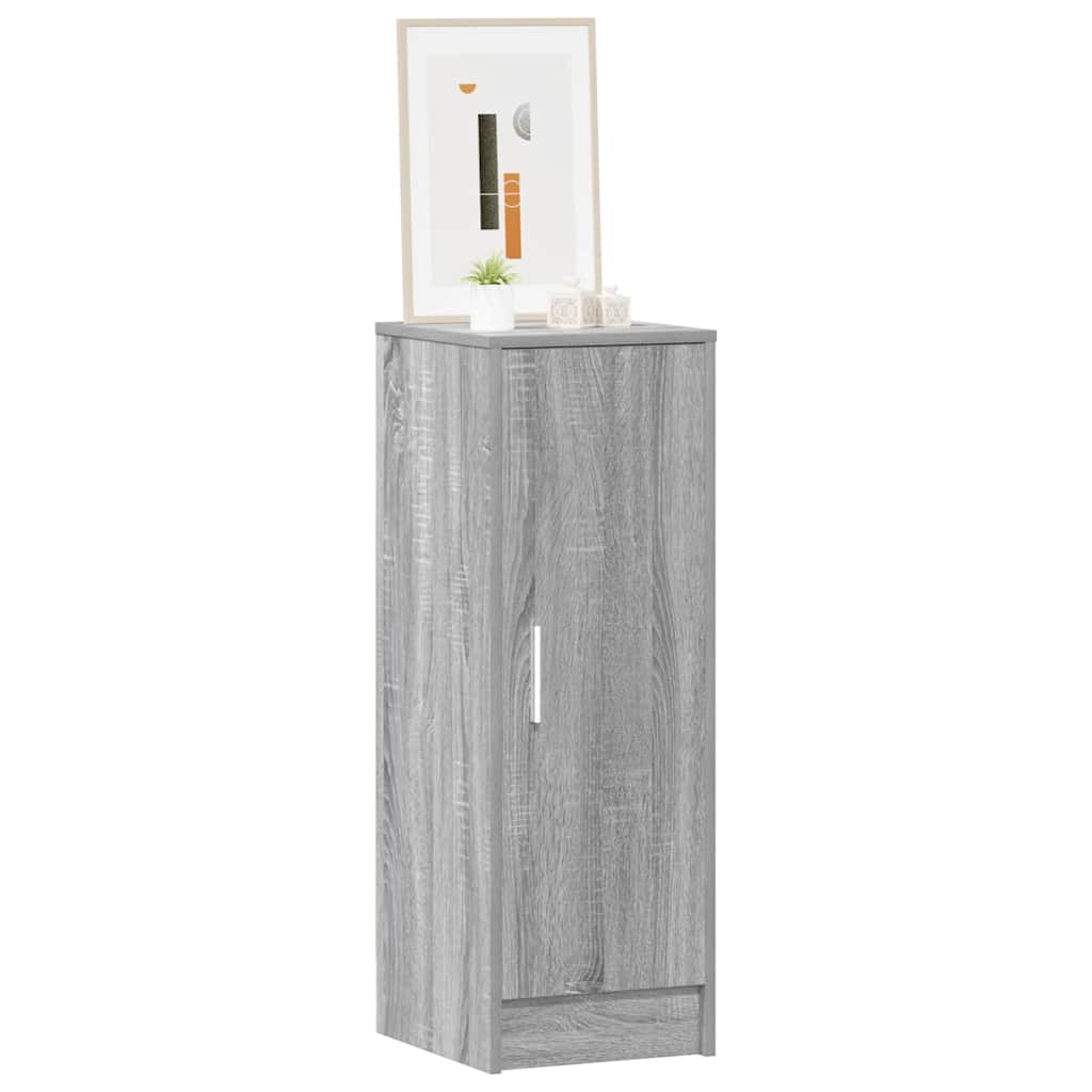 Meuble à chaussures Sonoma gris 32x35x92 cm Bois d'ingénierie - XIOS