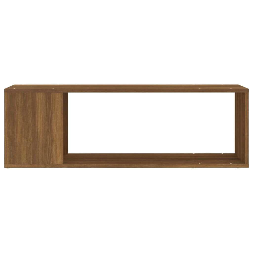 Meuble TV Chêne marron 100x24x32 cm Bois d'ingénierie - XIOS