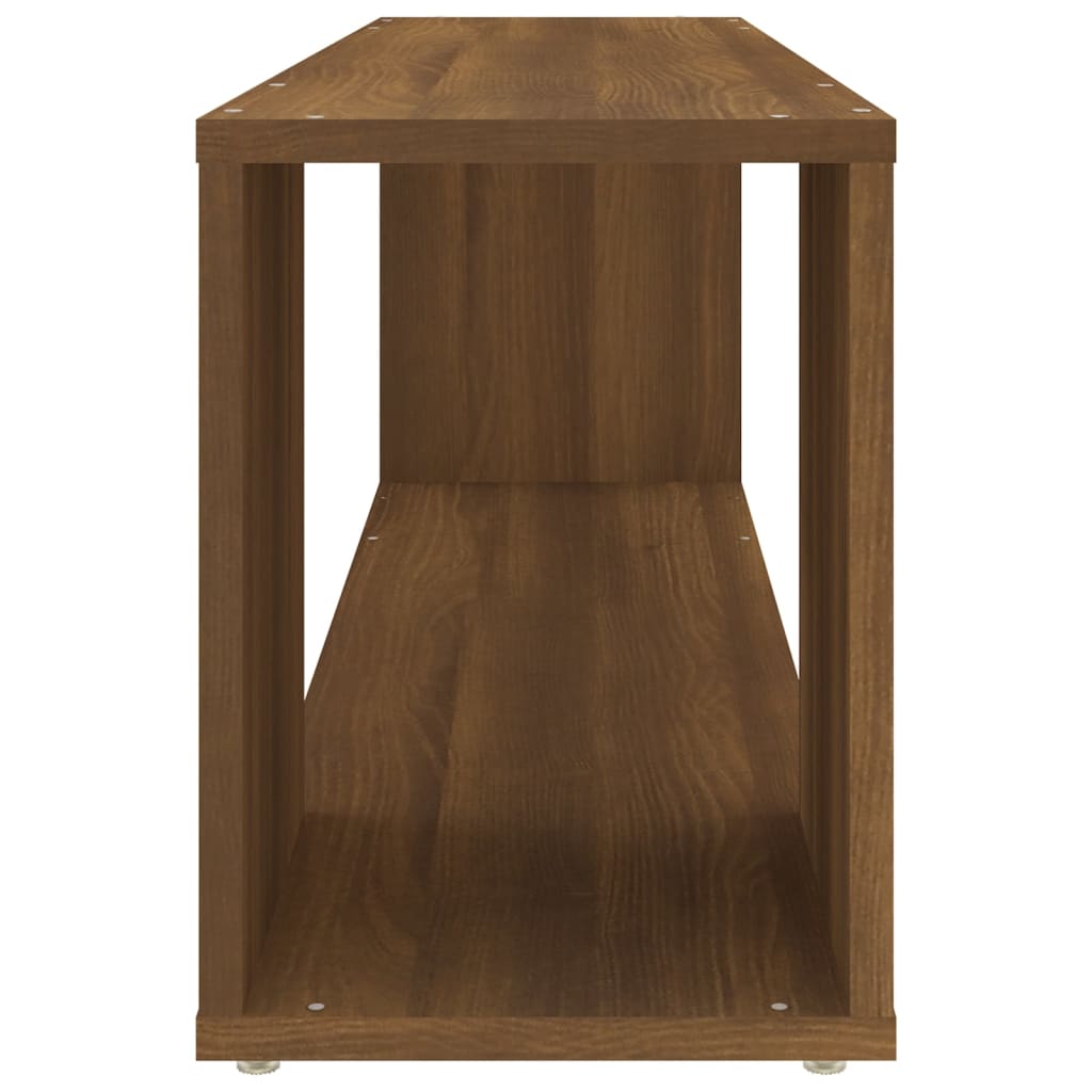 Meuble TV Chêne marron 100x24x32 cm Bois d'ingénierie - XIOS