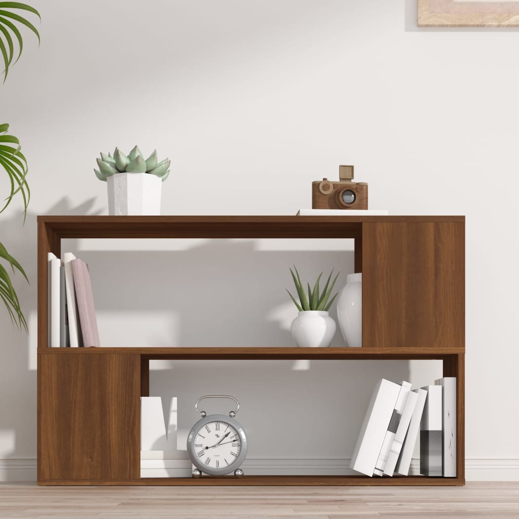 Bibliothèque Chêne marron 100x24x63 cm Bois d'ingénierie - XIOS