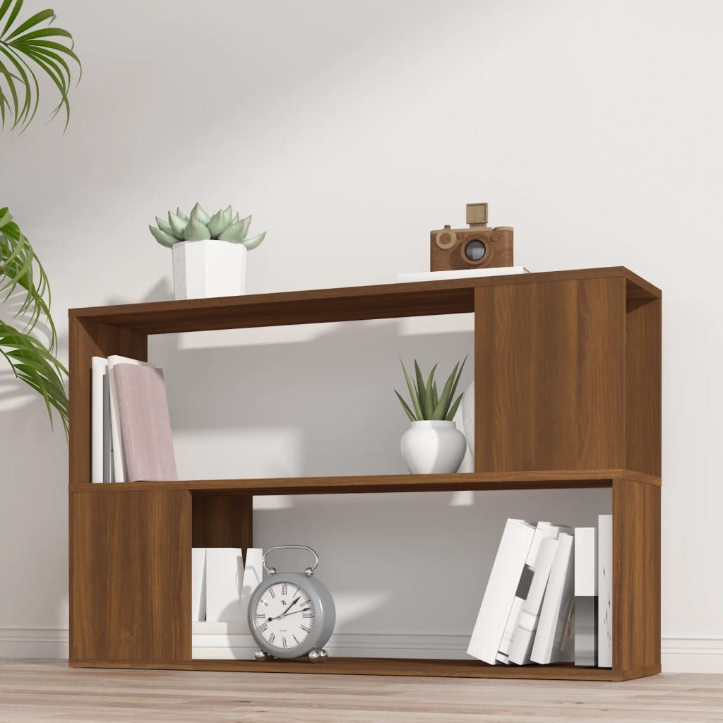 Bibliothèque Chêne marron 100x24x63 cm Bois d'ingénierie - XIOS