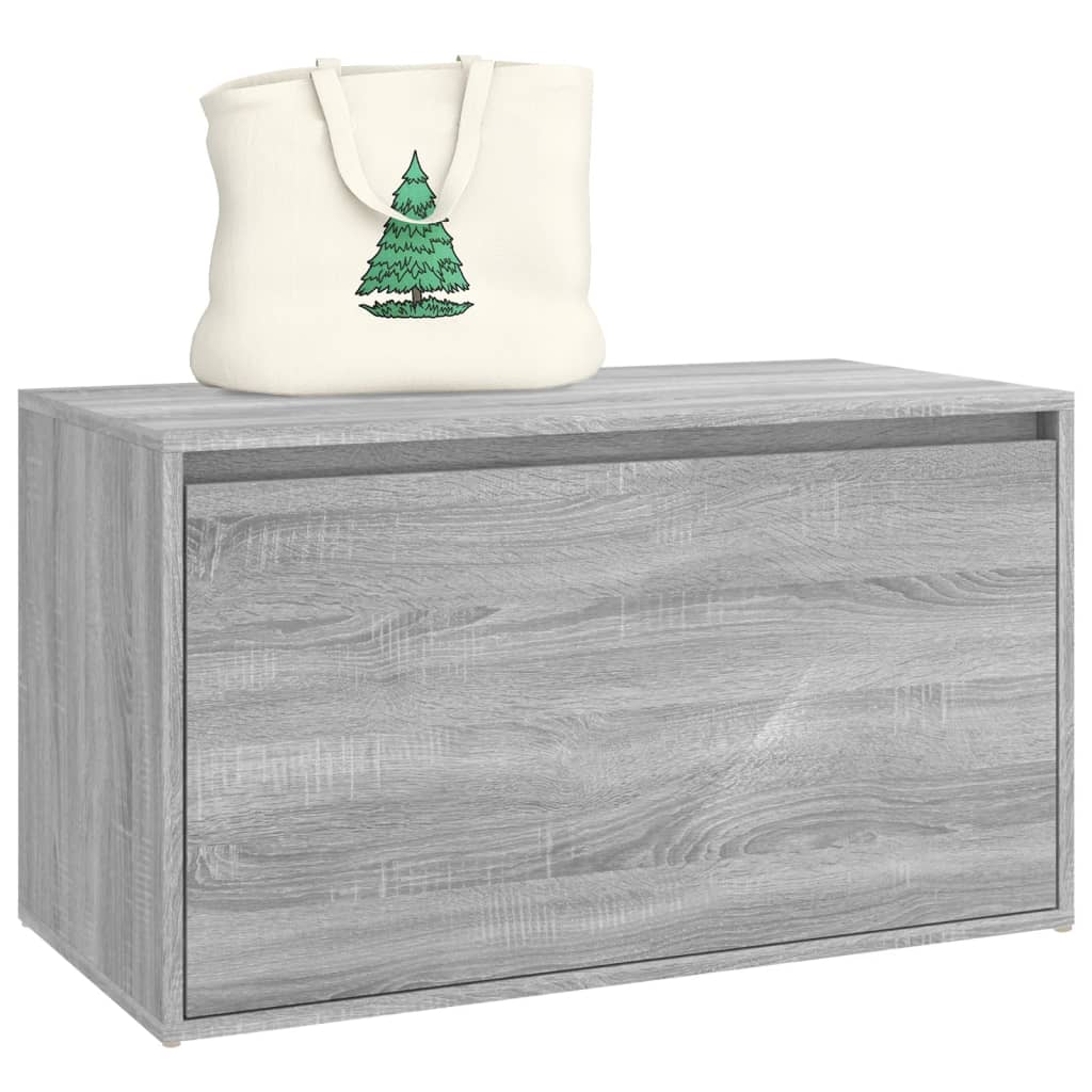 Banc d'entrée 80x40x45 cm Sonoma gris Bois d'ingénierie - XIOS