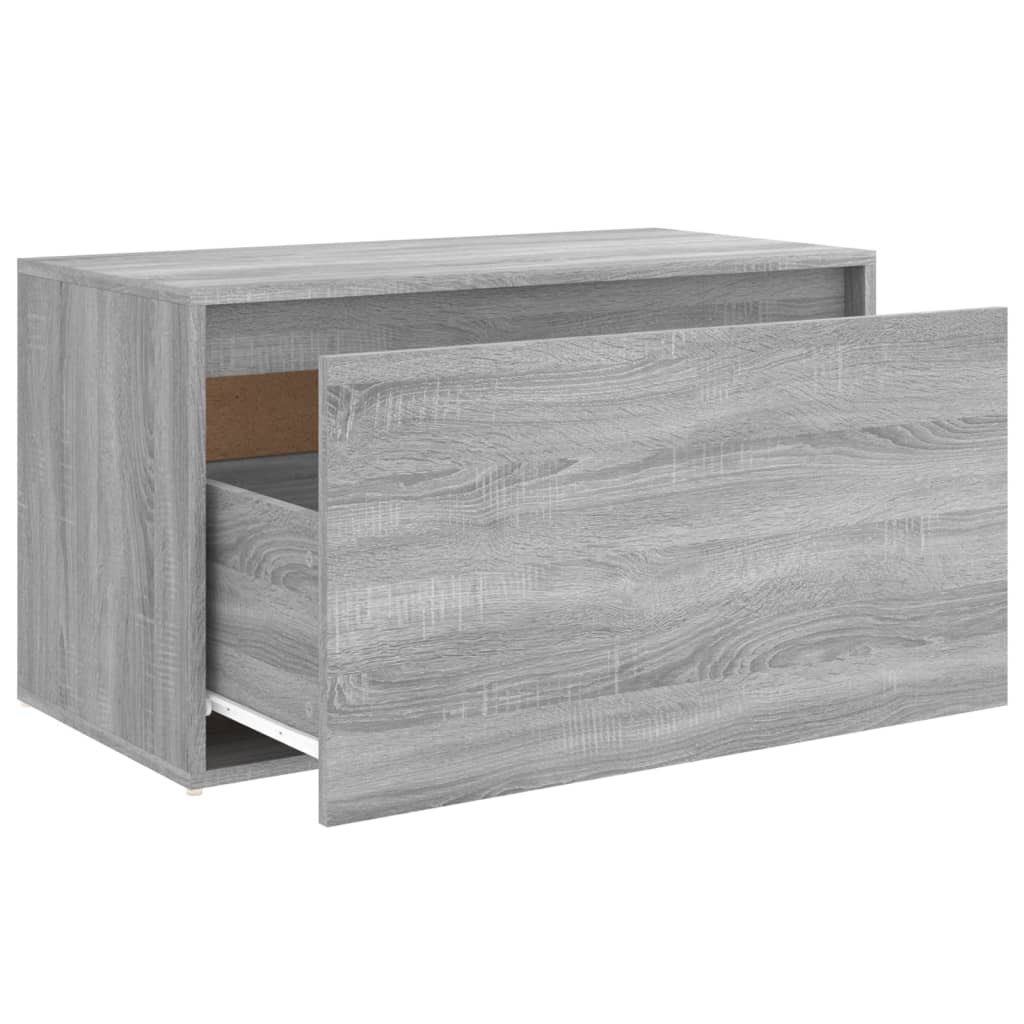 Banc d'entrée 80x40x45 cm Sonoma gris Bois d'ingénierie - XIOS