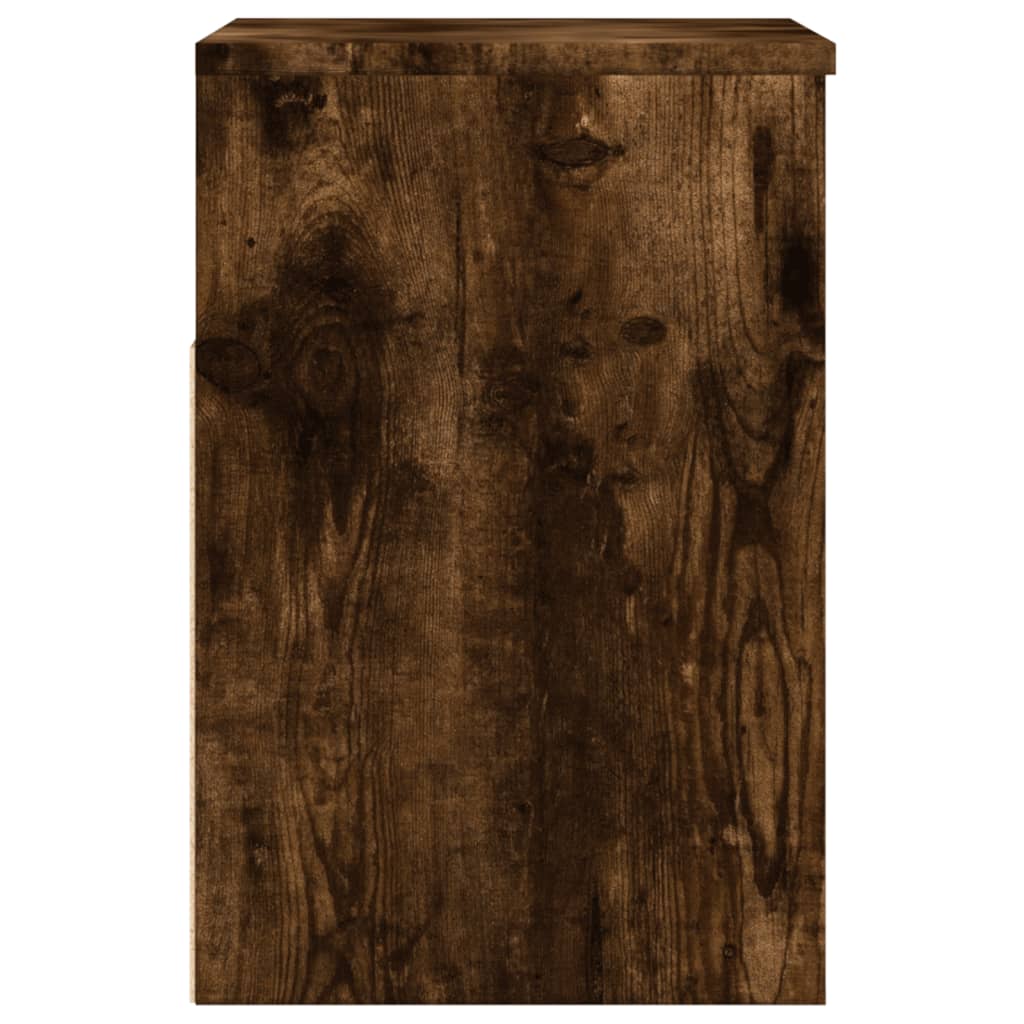 Banc à chaussures Chêne fumé 60x30x45 cm Bois d'ingénierie - XIOS