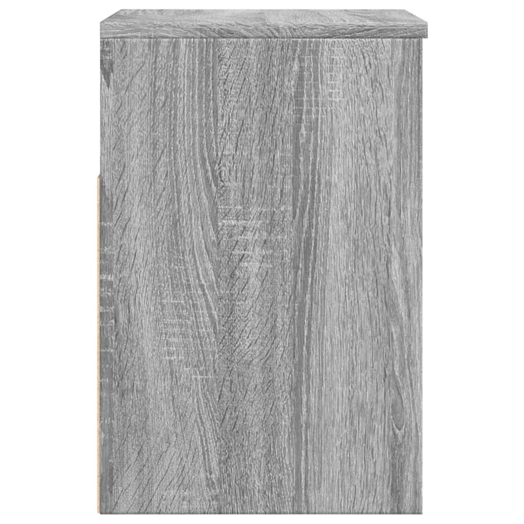 Banc à chaussures Sonoma gris 60x30x45 cm Bois d'ingénierie - XIOS