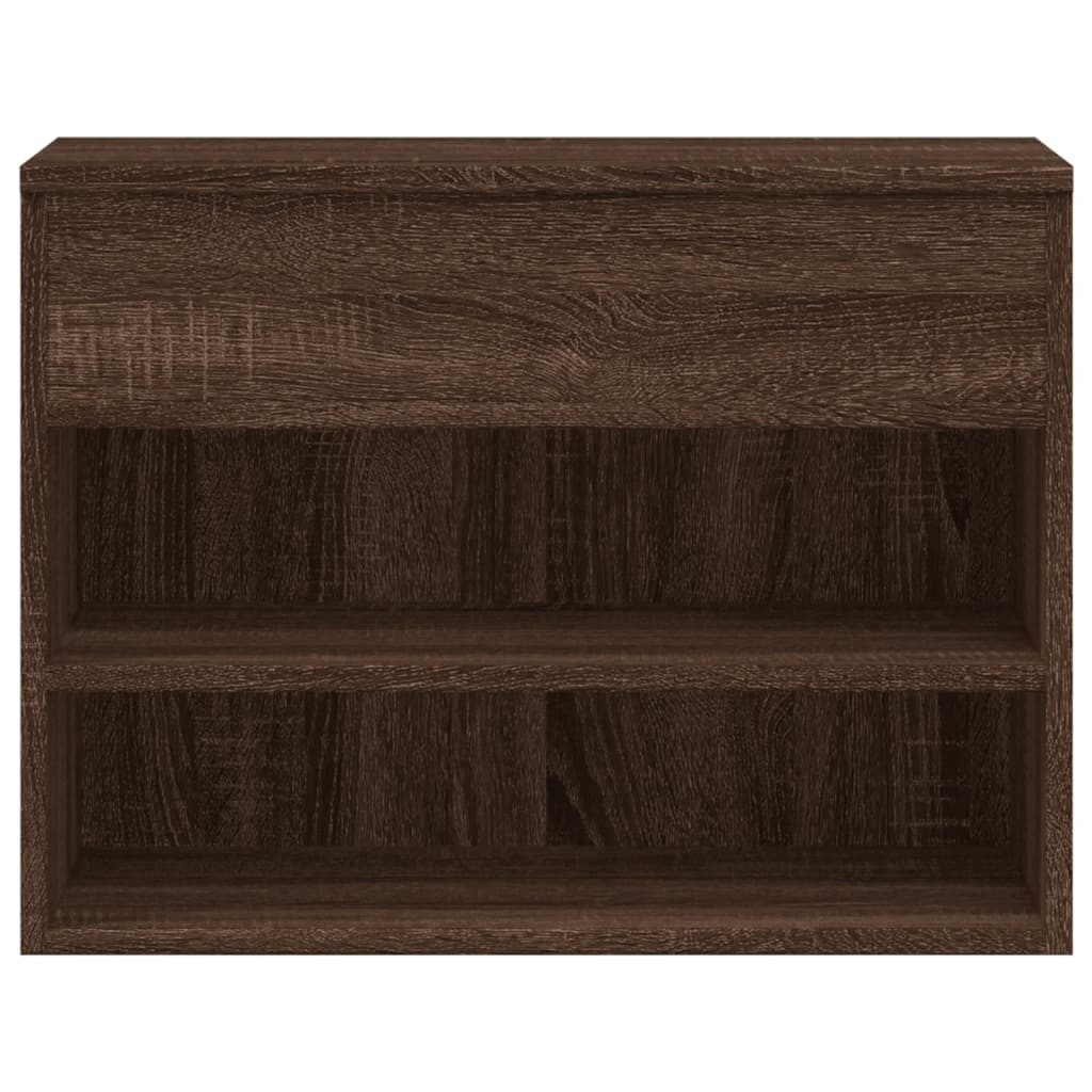 Banc à chaussures Chêne marron 60x30x45 cm Bois d'ingénierie - XIOS