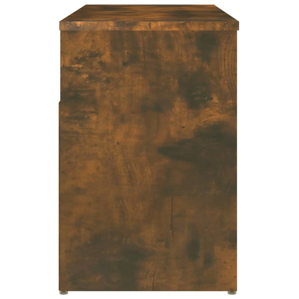 Banc à chaussures Chêne fumé 80x30x45 cm Bois d'ingénierie - XIOS