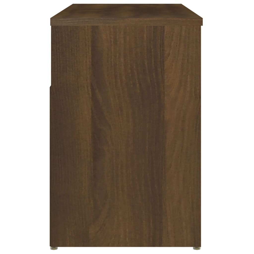 Banc à chaussures Chêne marron 80x30x45 cm Bois d'ingénierie - XIOS