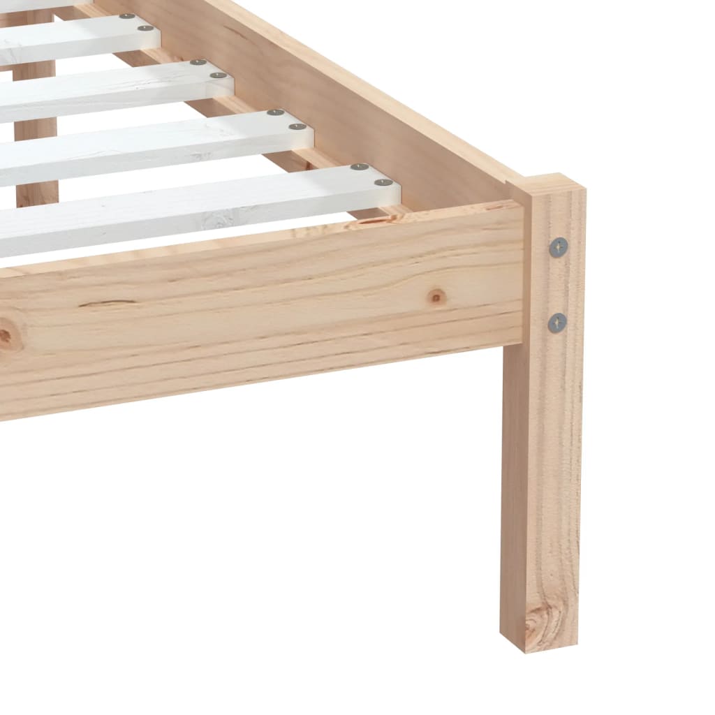 Cadre de lit sans matelas bois massif - XIOS