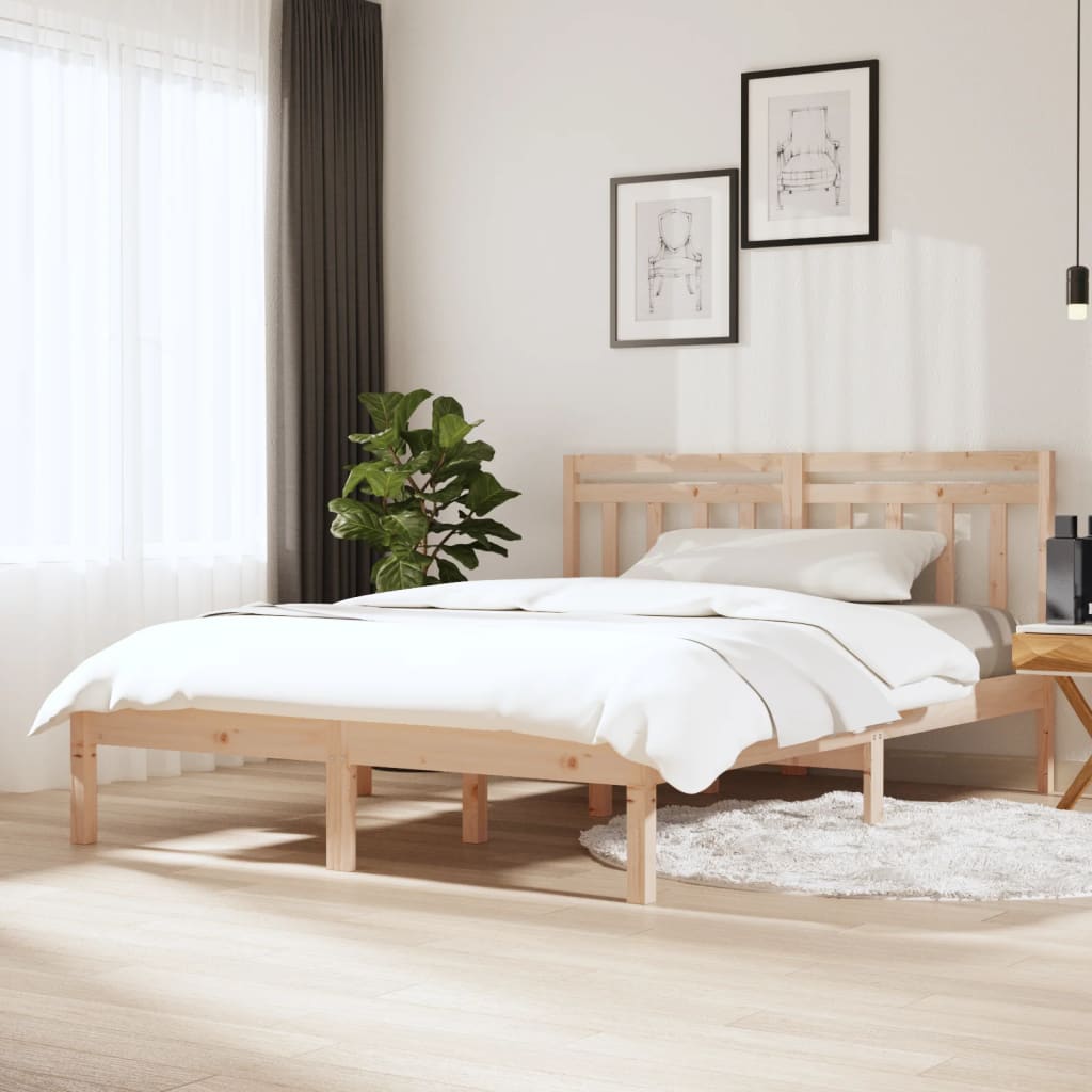 Cadre de lit sans matelas bois massif - XIOS