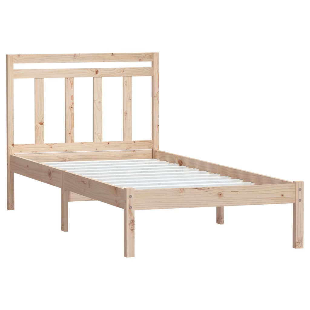Cadre de lit sans matelas bois massif 100x200 cm - XIOS