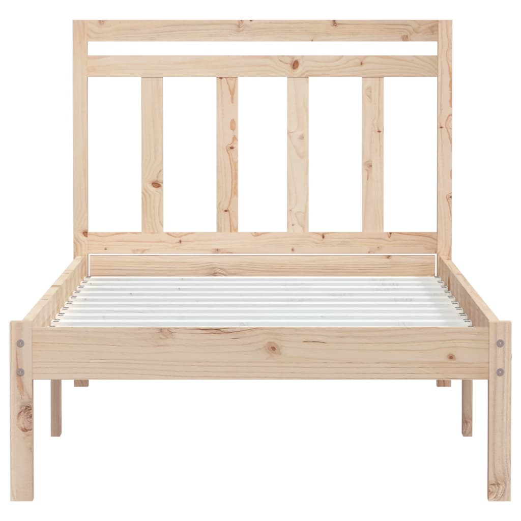 Cadre de lit sans matelas bois massif 100x200 cm - XIOS