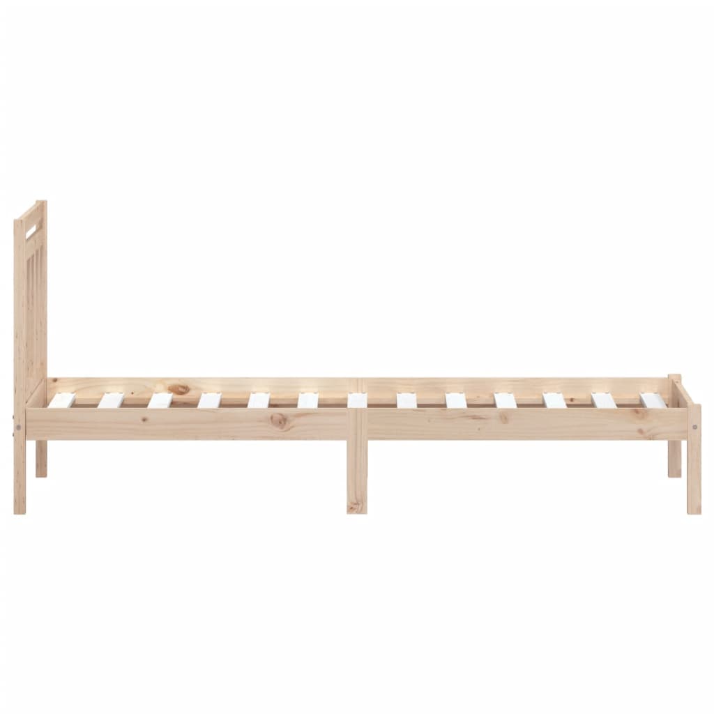 Cadre de lit sans matelas bois massif 100x200 cm - XIOS