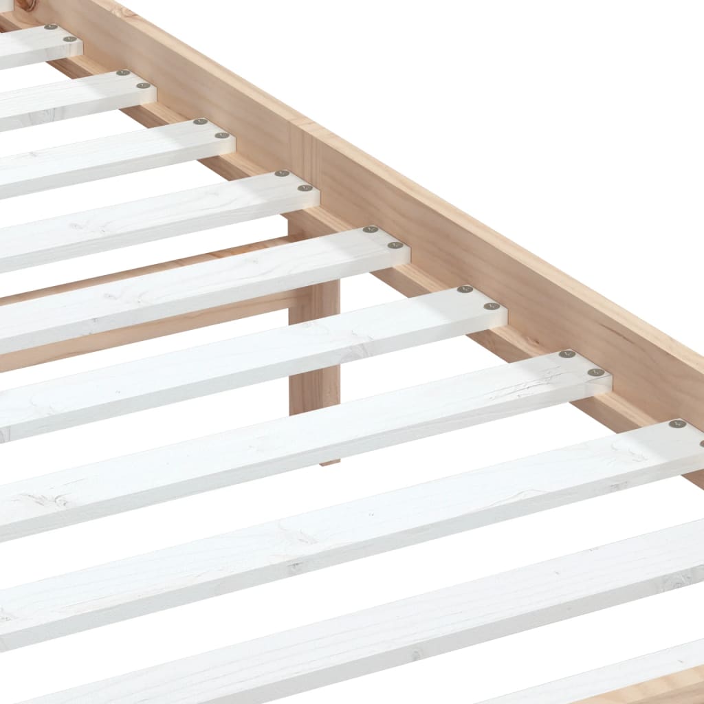 Cadre de lit sans matelas bois massif 100x200 cm - XIOS