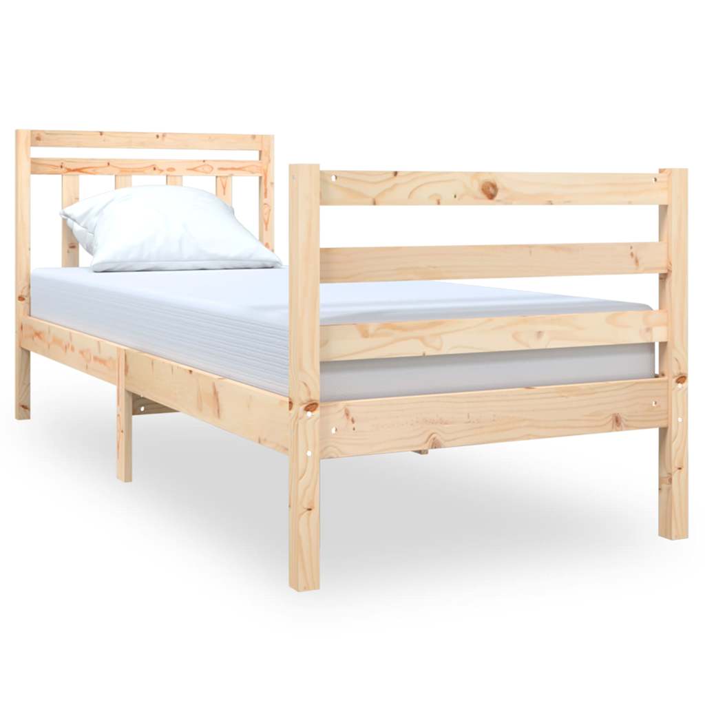 Cadre de lit sans matelas bois massif - XIOS