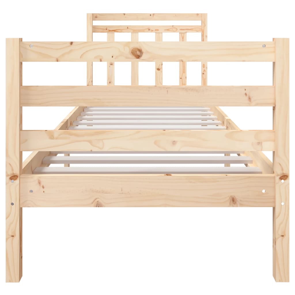 Cadre de lit sans matelas bois massif - XIOS