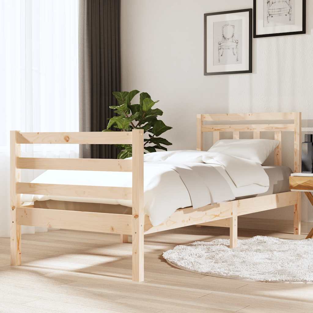Cadre de lit sans matelas bois massif - XIOS