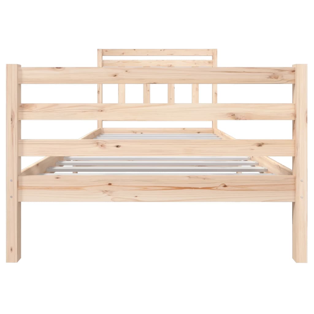 Cadre de lit sans matelas bois massif 100x200 cm - XIOS