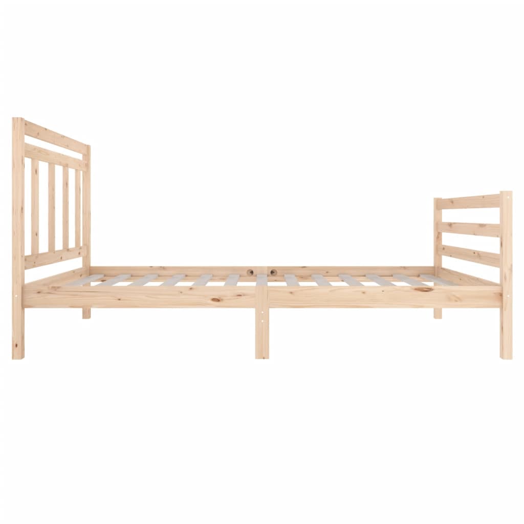 Cadre de lit sans matelas bois massif 100x200 cm - XIOS