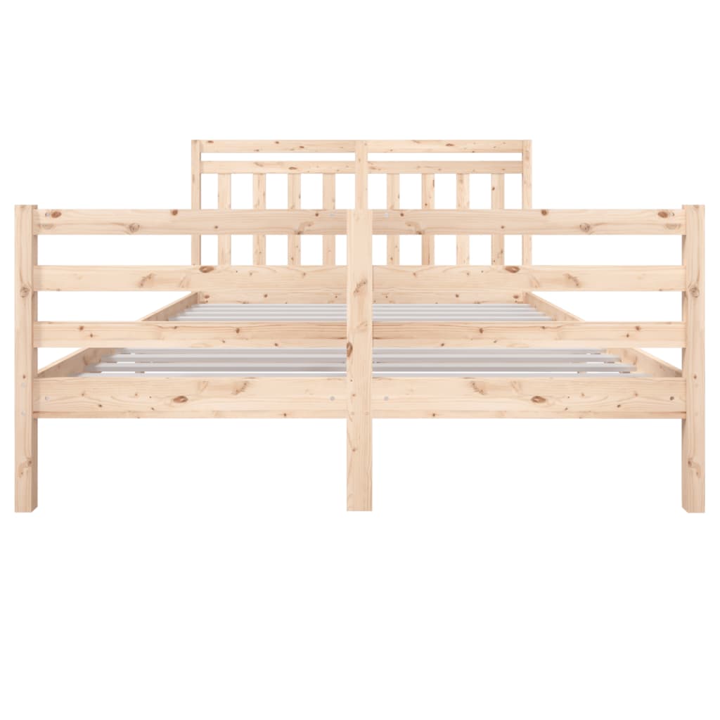 Cadre de lit sans matelas bois massif - XIOS