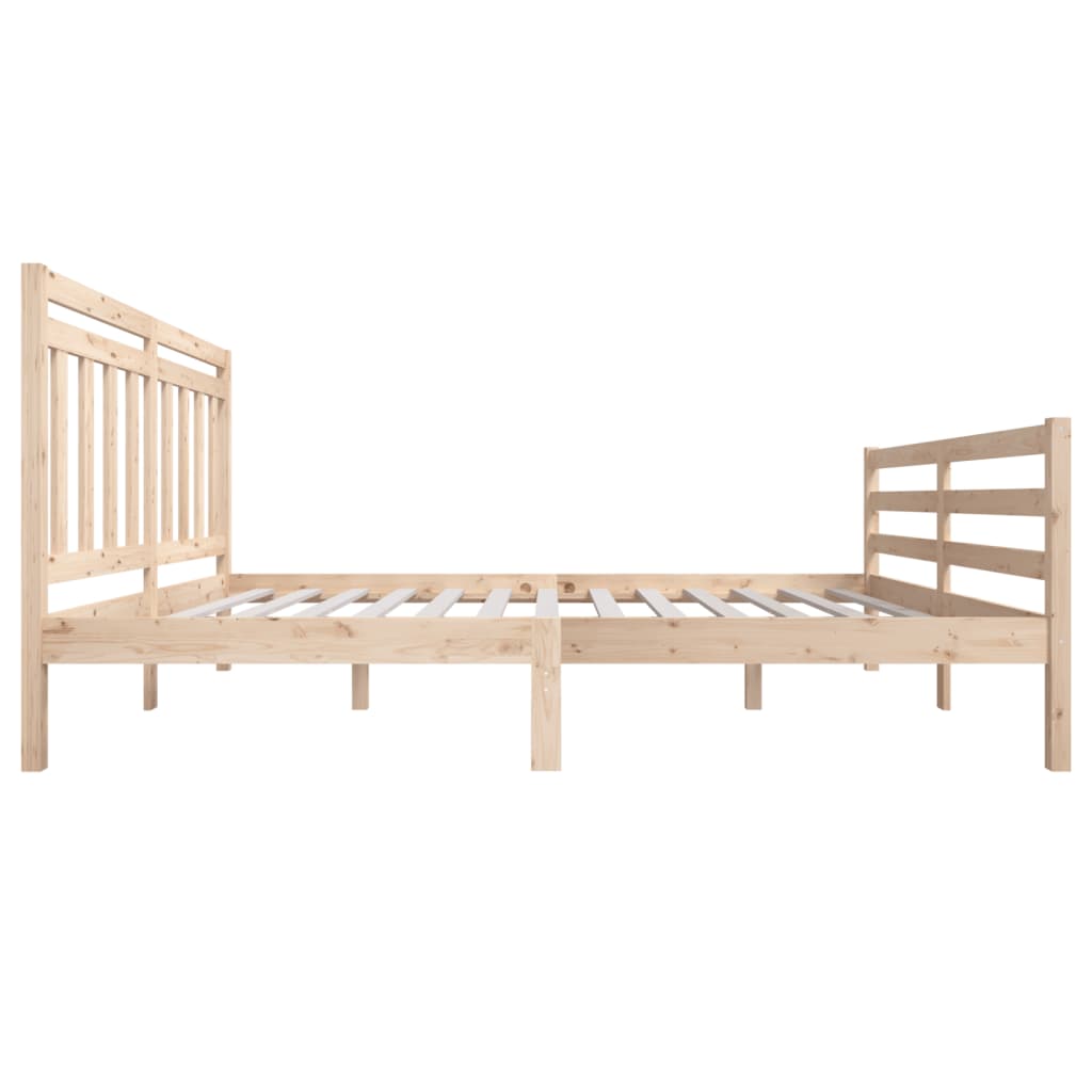 Cadre de lit sans matelas bois massif 160x200 cm - XIOS