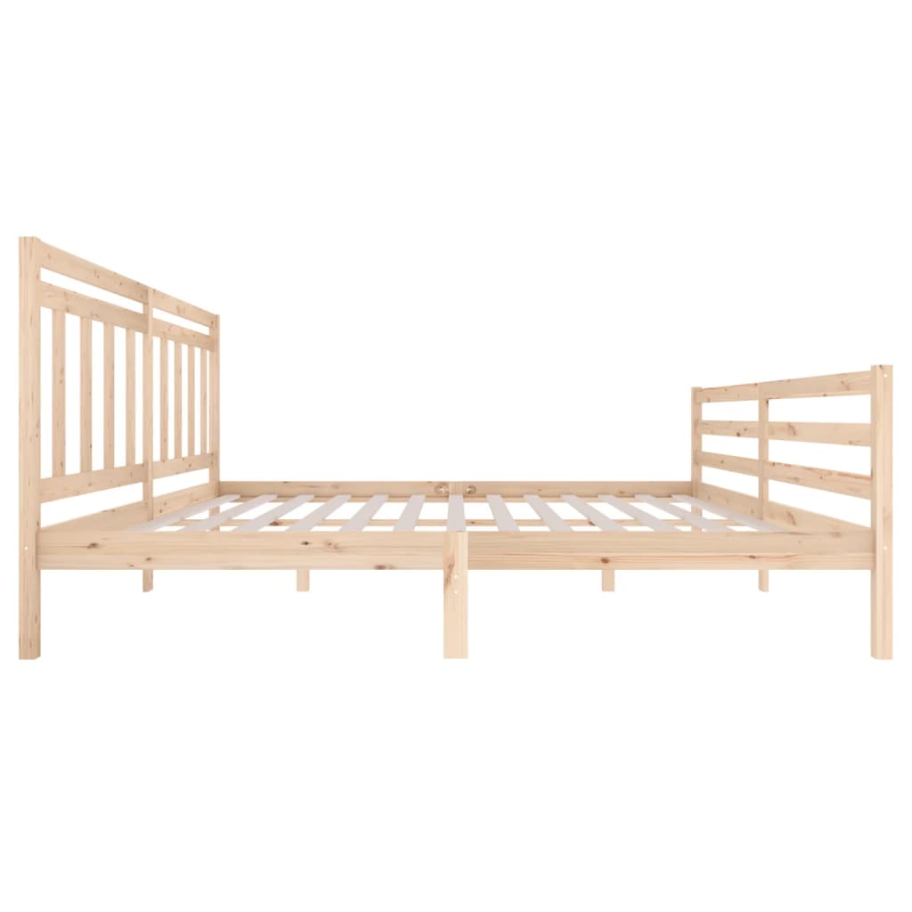 Cadre de lit sans matelas bois massif 200x200 cm - XIOS