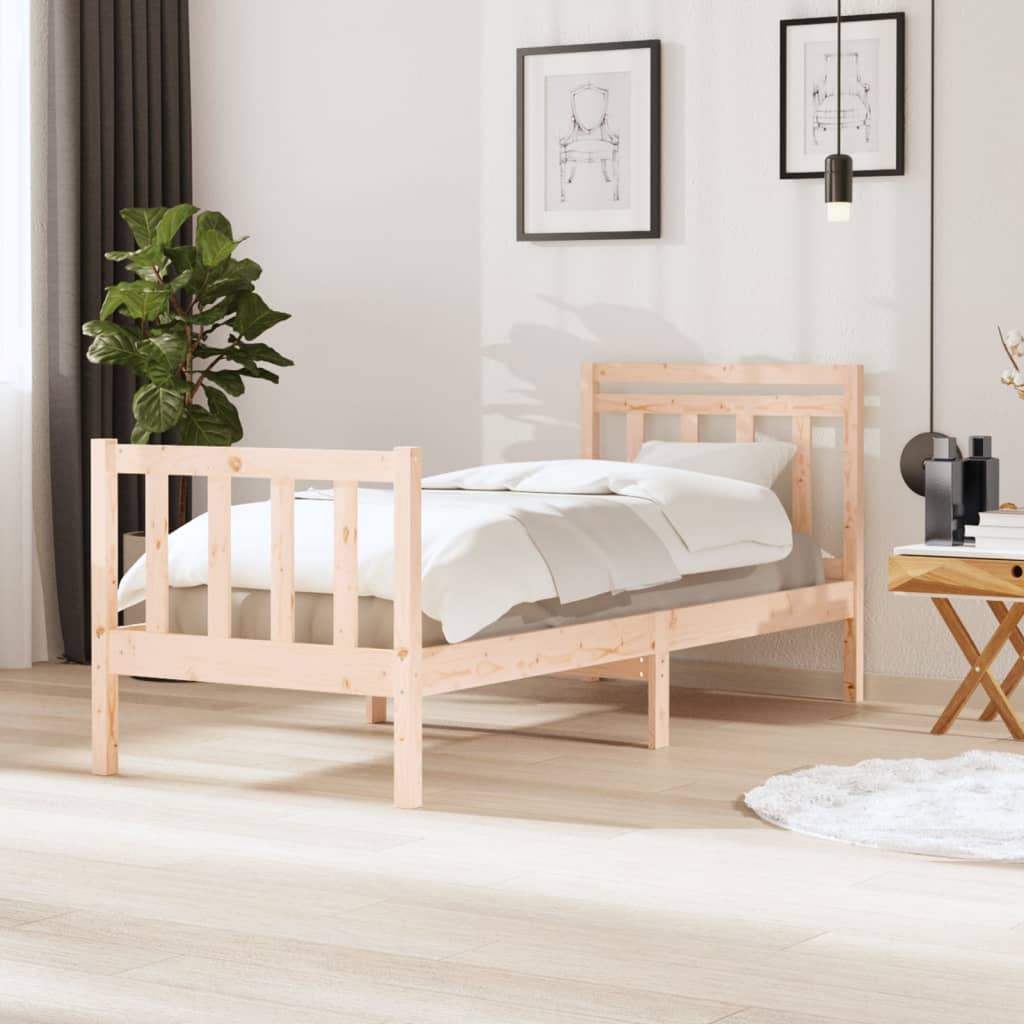 Cadre de lit sans matelas bois massif - XIOS
