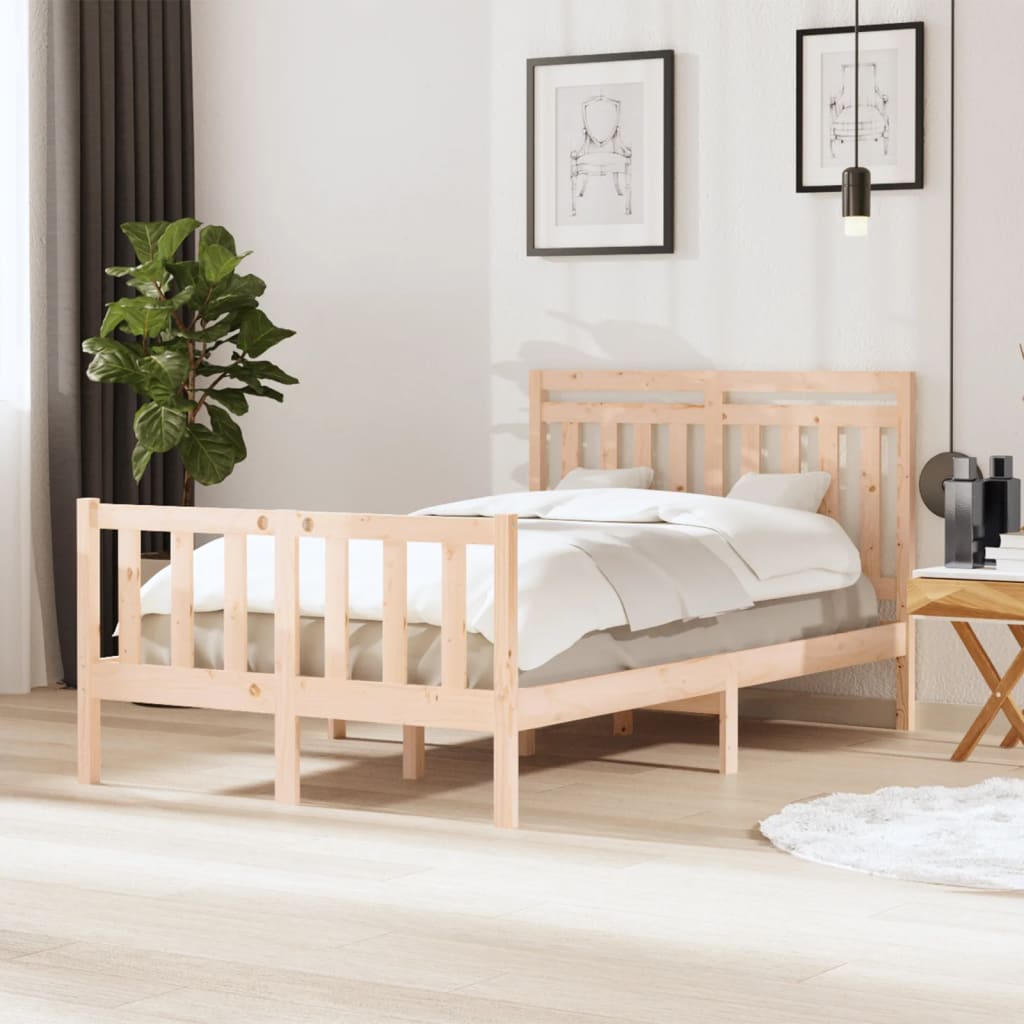 Cadre de lit sans matelas bois massif - XIOS