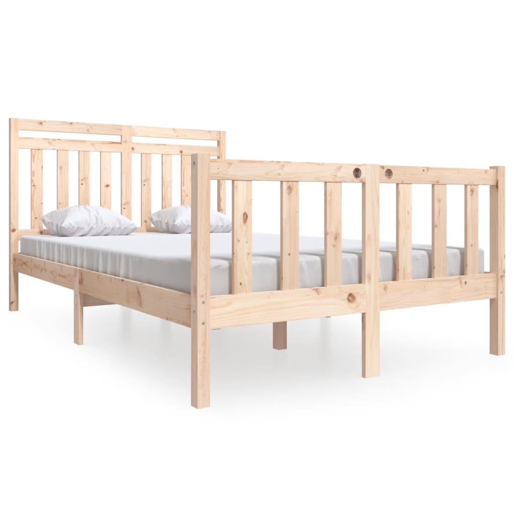 Cadre de lit sans matelas bois massif - XIOS