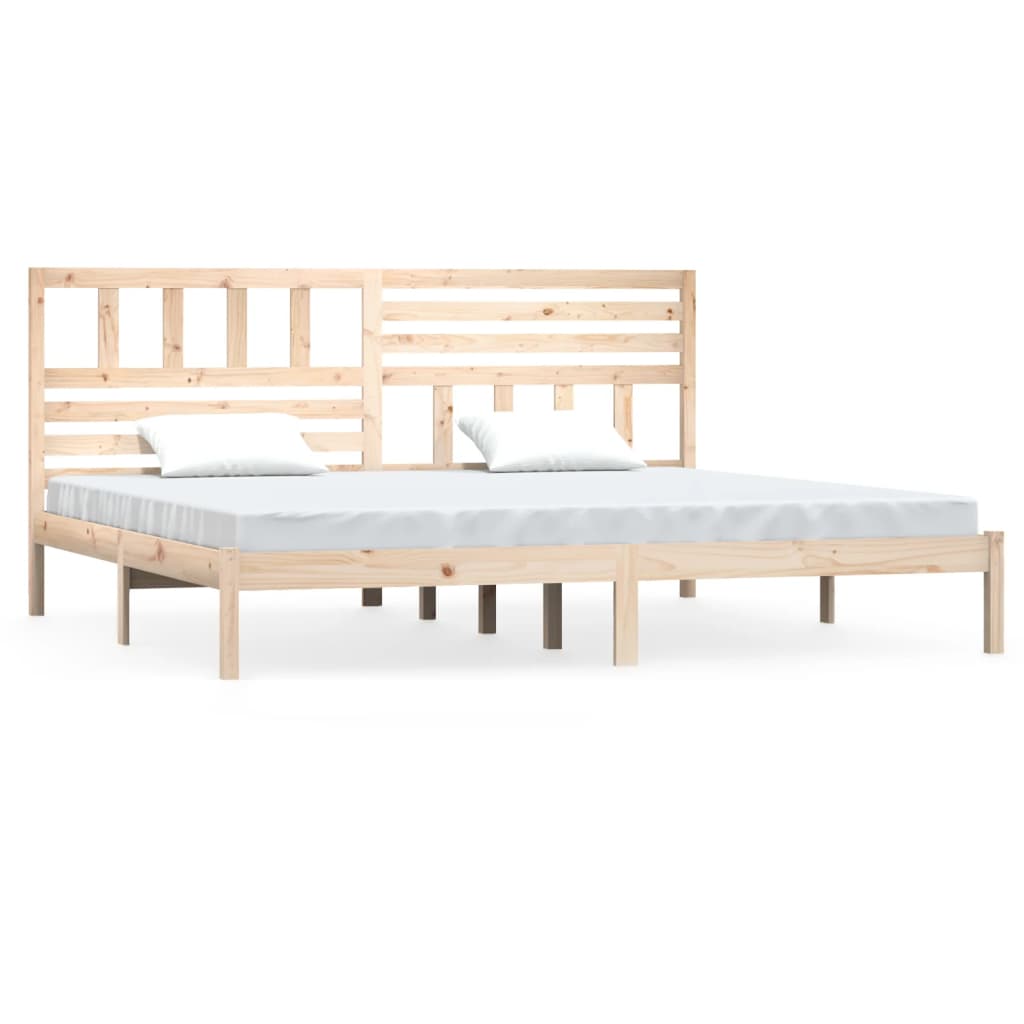 Cadre de lit sans matelas bois massif de pin 200x200 cm - XIOS