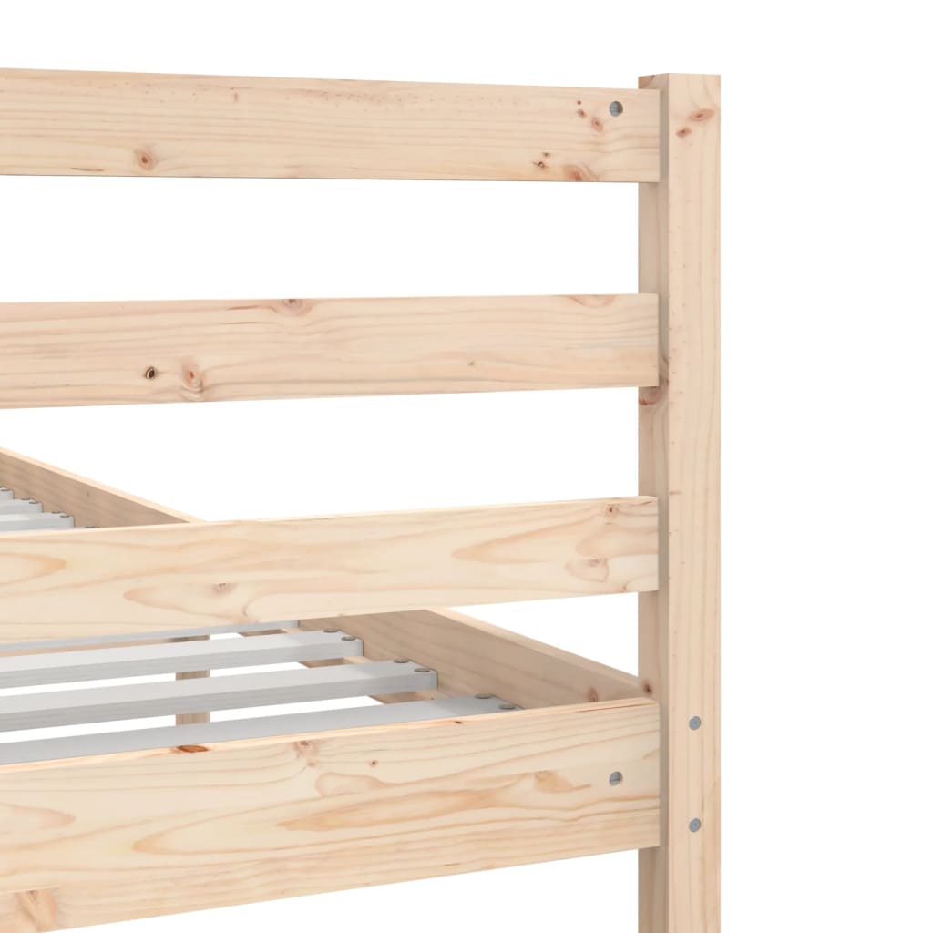 Cadre de lit sans matelas bois massif 90x200 cm - XIOS