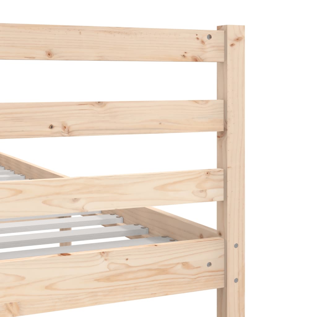 Cadre de lit sans matelas bois massif 140x200 cm - XIOS