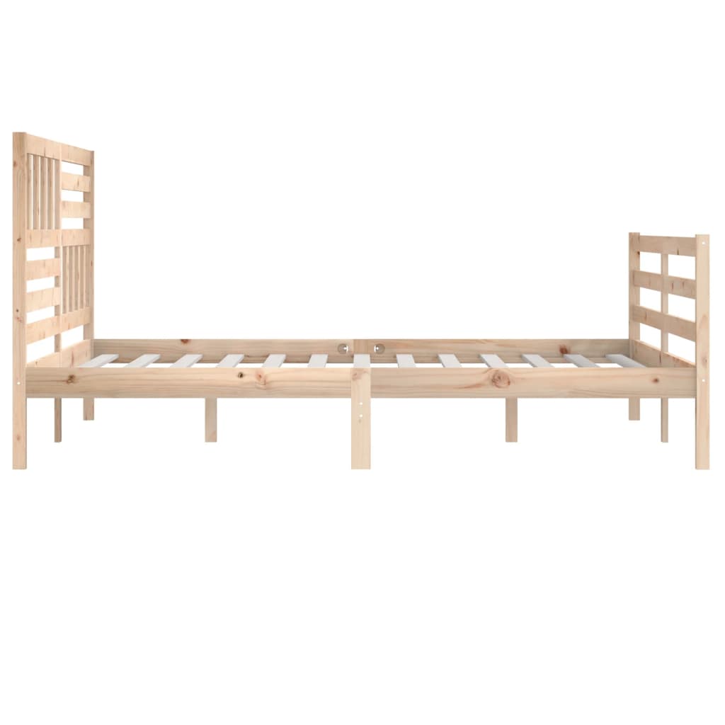 Cadre de lit sans matelas 180x200 cm bois massif - XIOS