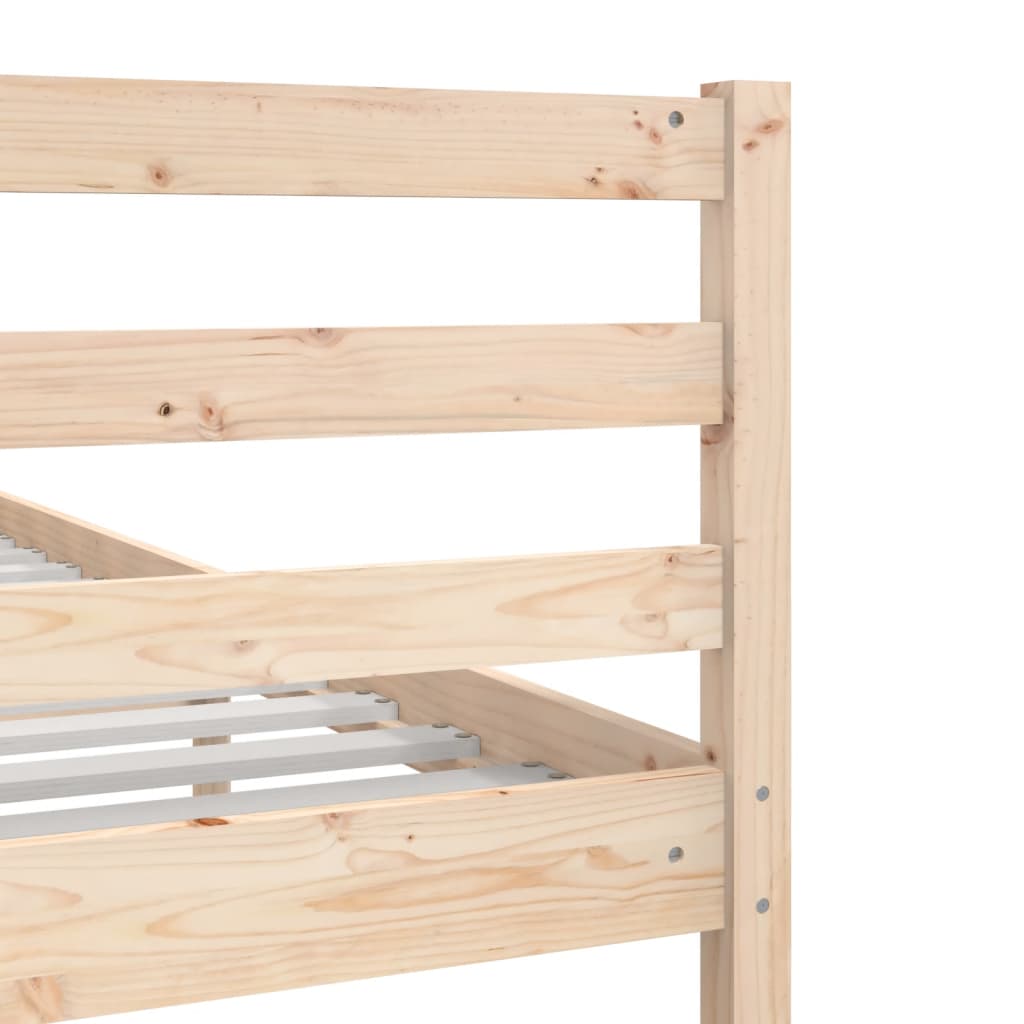Cadre de lit sans matelas bois massif 200x200 cm - XIOS