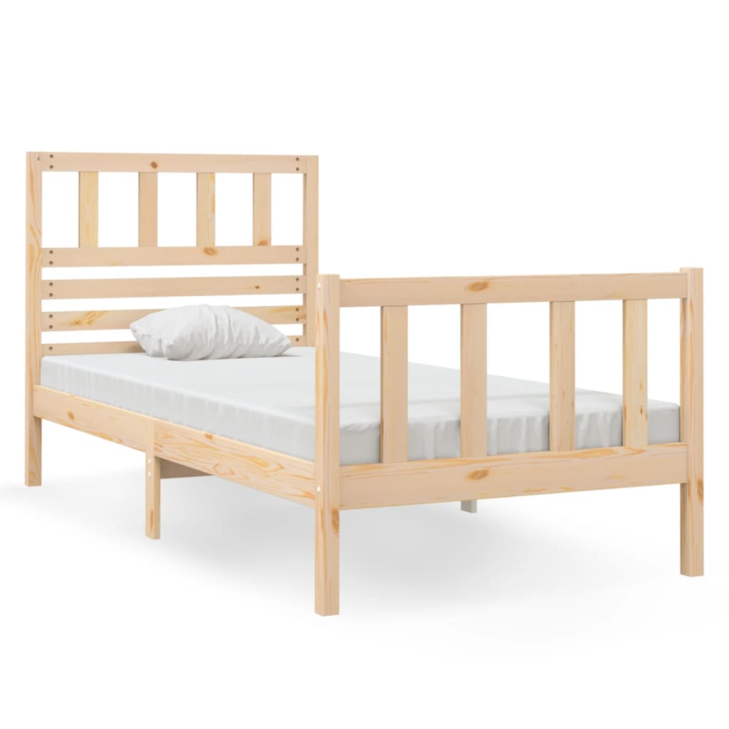 Cadre de lit sans matelas bois massif - XIOS