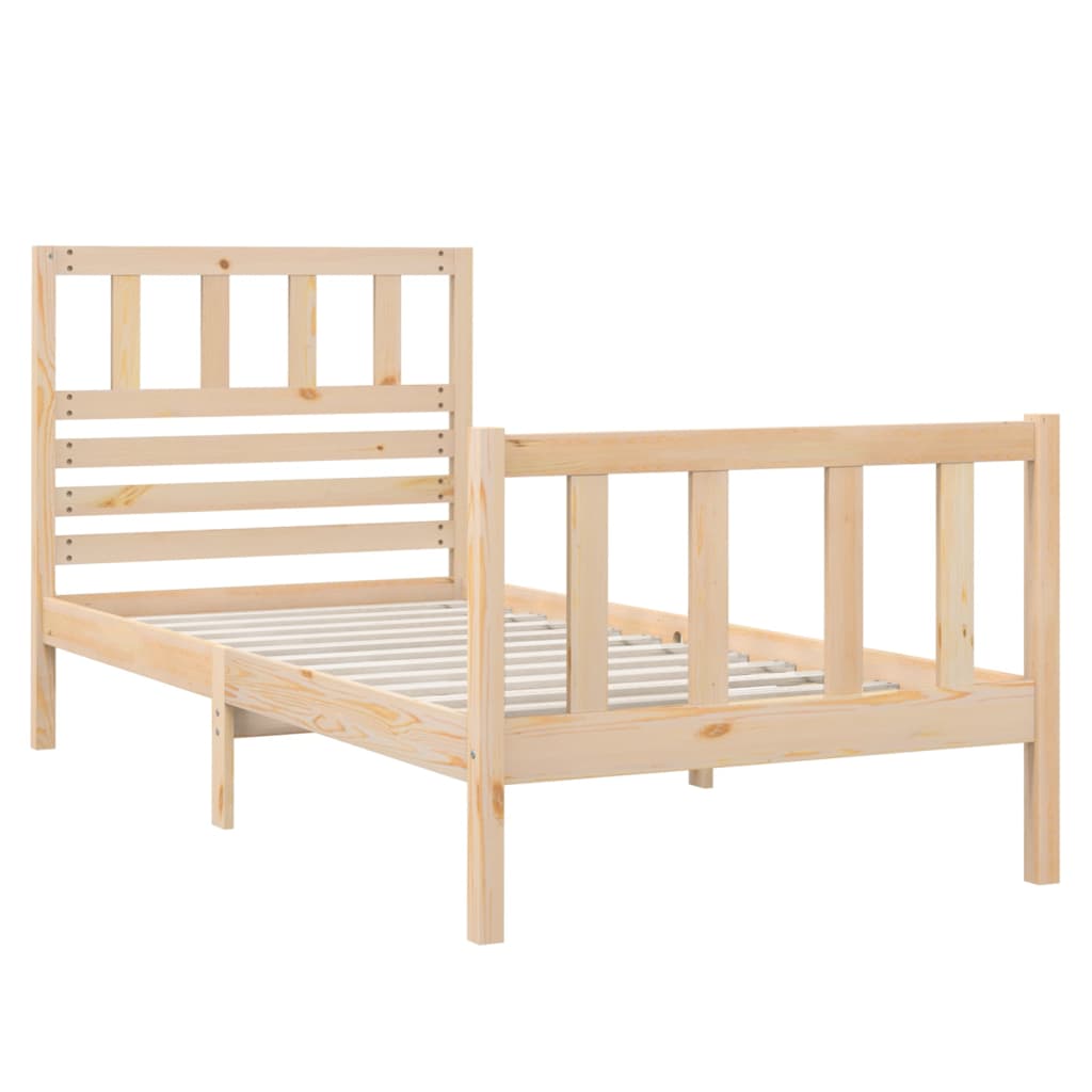 Cadre de lit sans matelas bois massif - XIOS