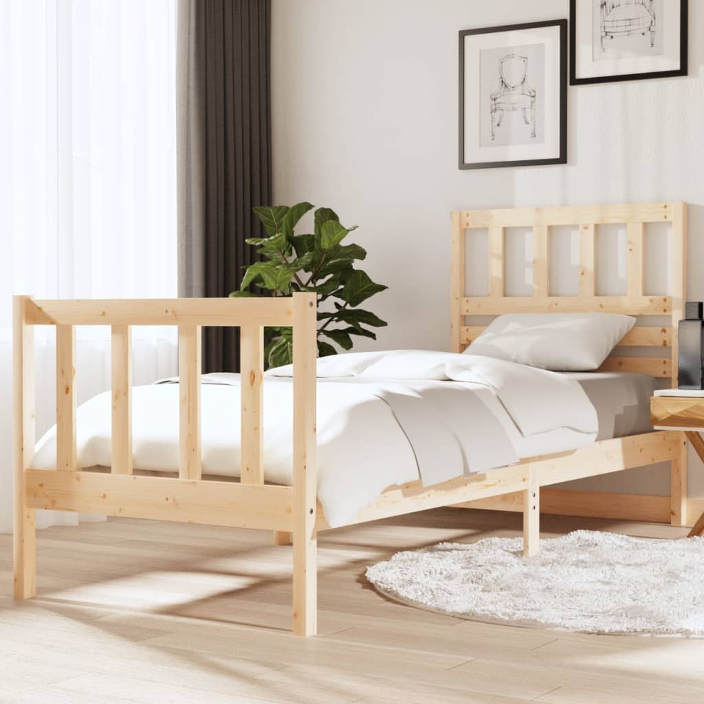 Cadre de lit sans matelas bois massif - XIOS