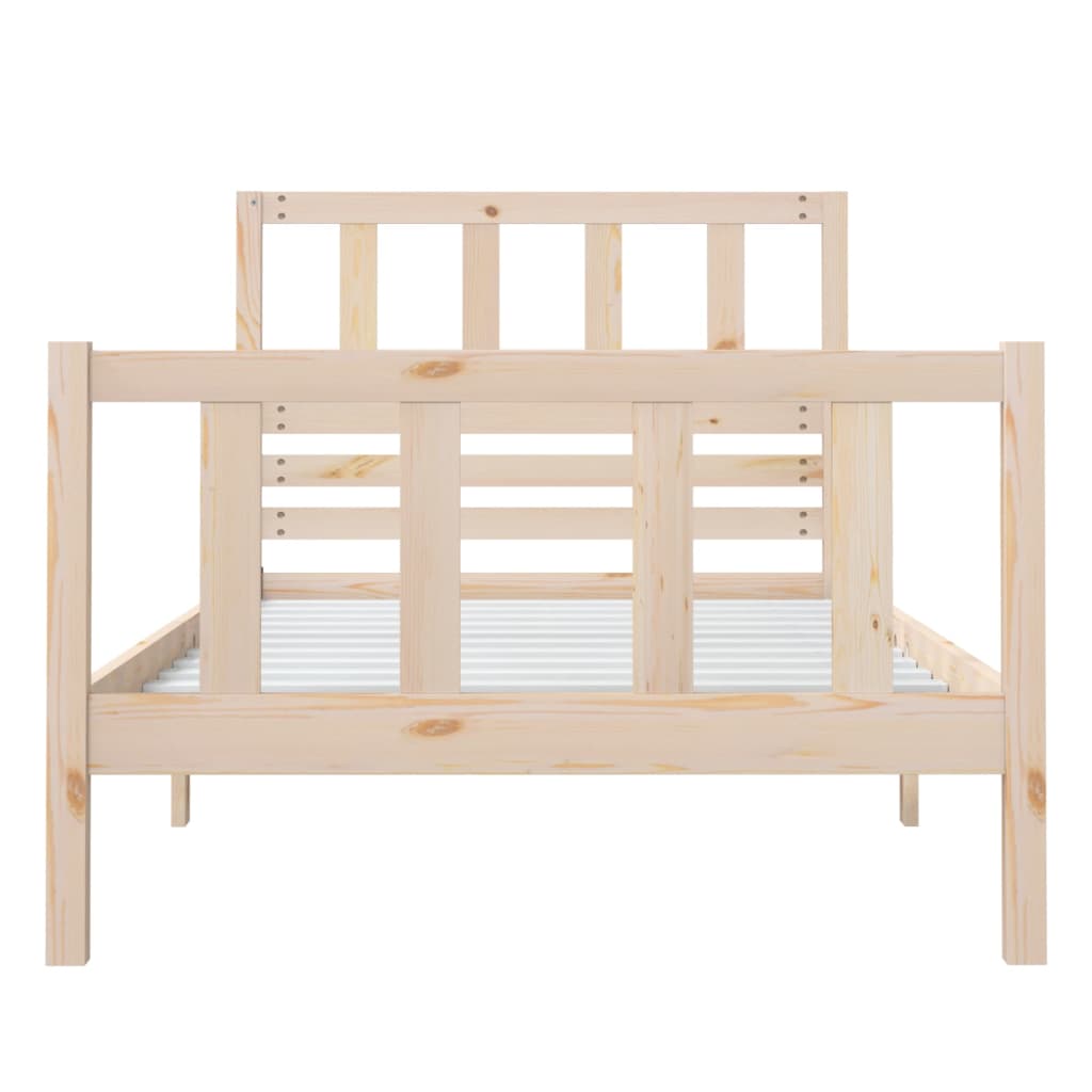 Cadre de lit sans matelas bois massif - XIOS