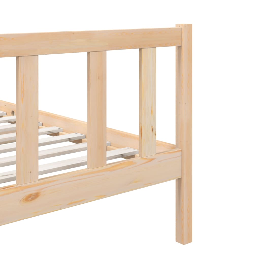 Cadre de lit sans matelas bois massif - XIOS
