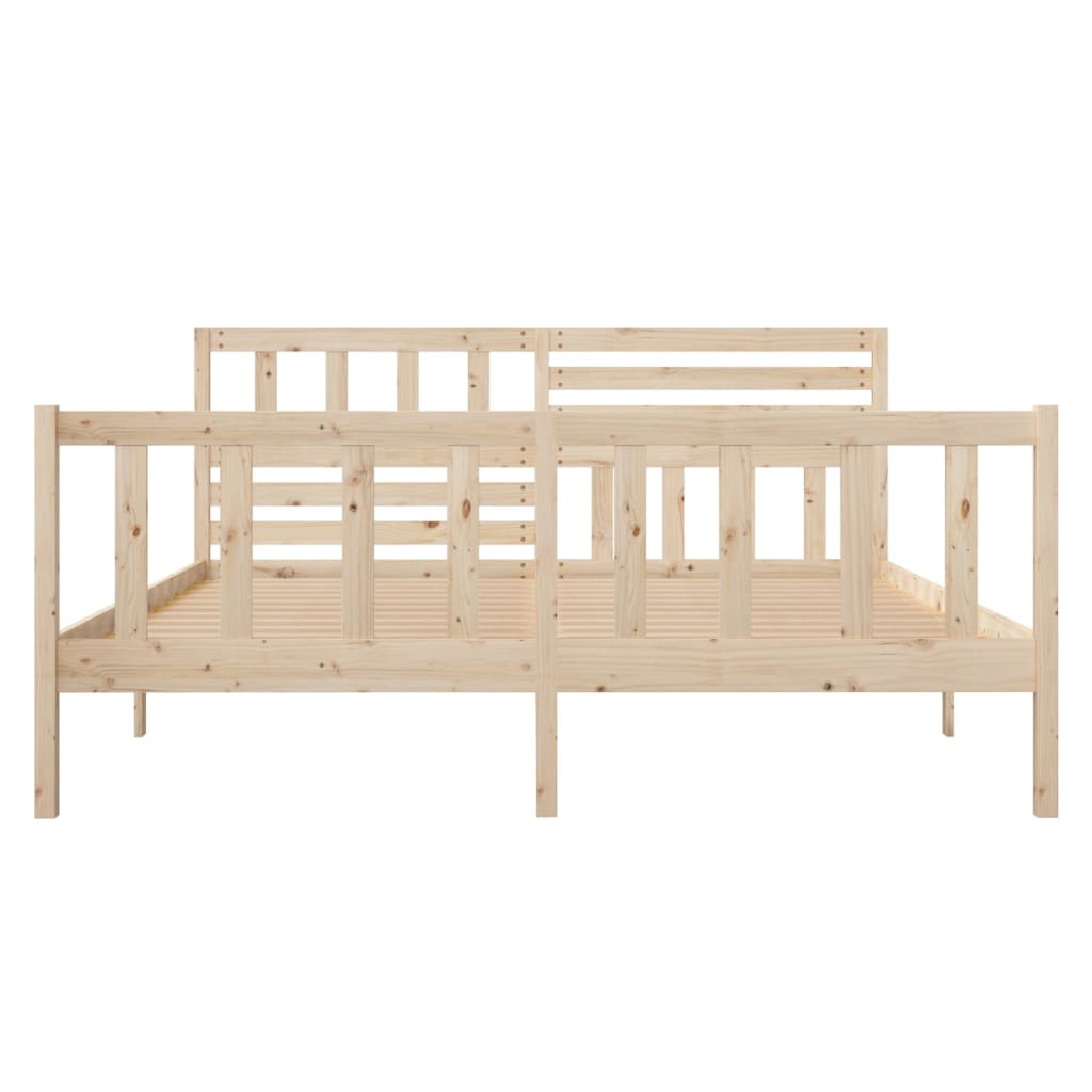 Cadre de lit sans matelas bois massif 120x200 cm - XIOS