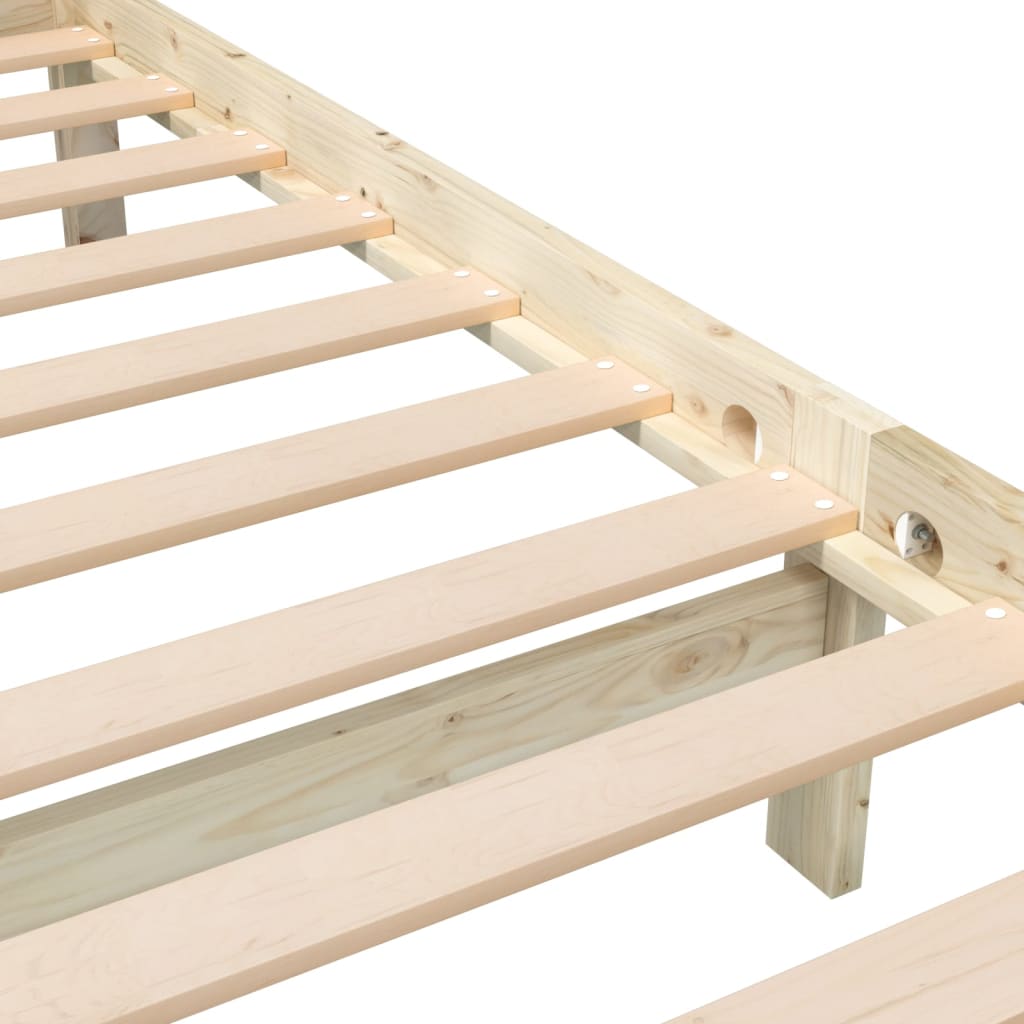 Cadre de lit sans matelas bois massif 120x200 cm - XIOS