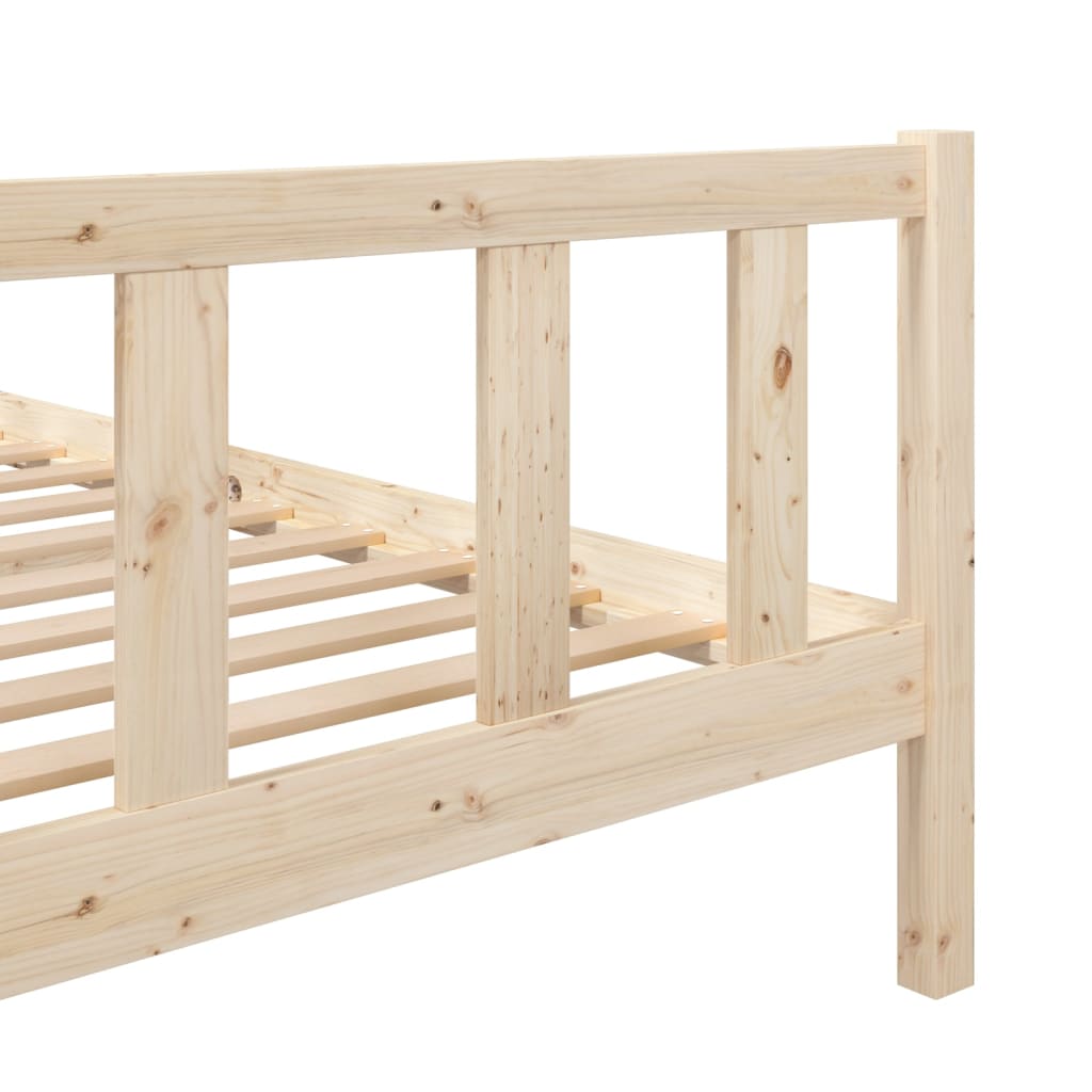 Cadre de lit sans matelas bois massif 120x200 cm - XIOS