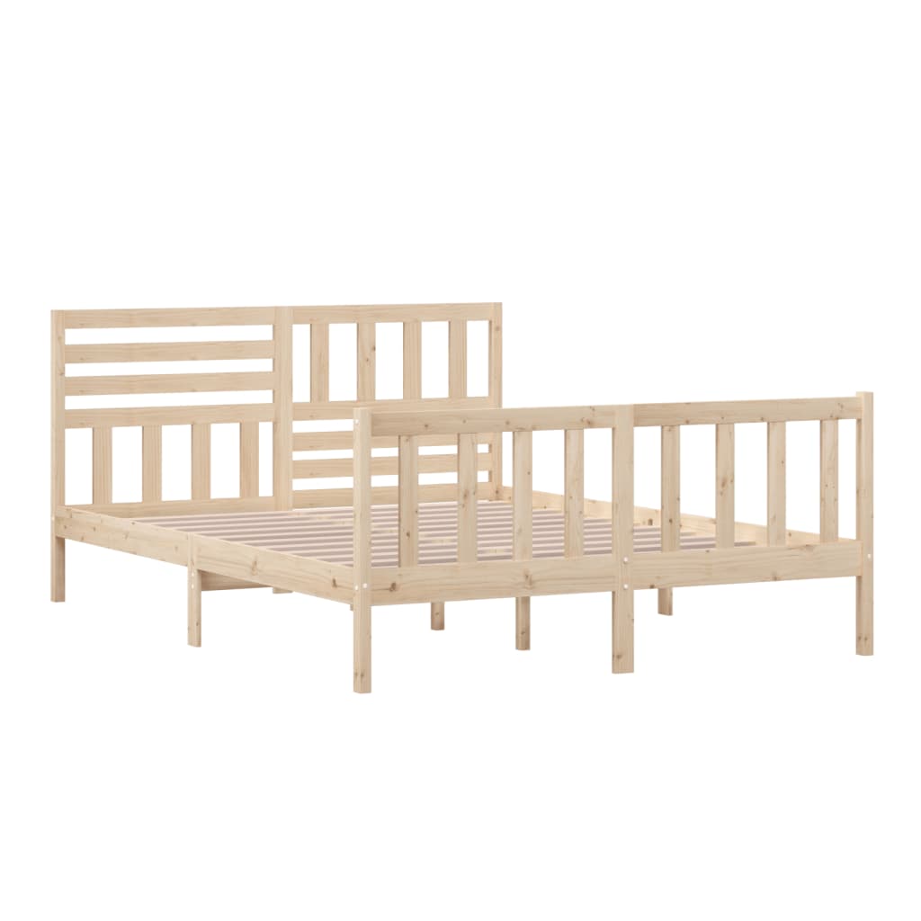 Cadre de lit sans matelas bois massif - XIOS